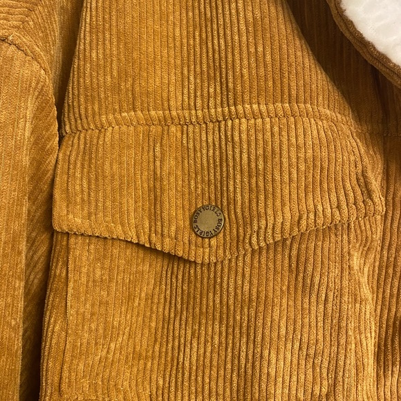 Warm fur winter, corduroy, unisex jacket - Picture 4 of 9